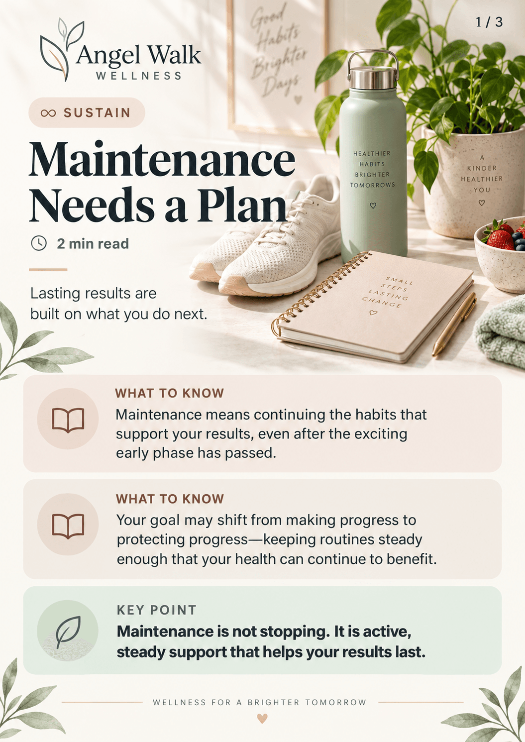Maintenance Needs a Plan
