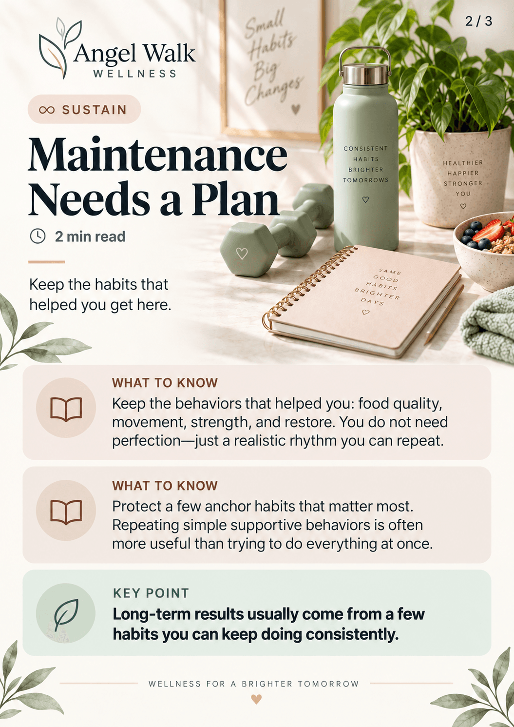 Maintenance Needs a Plan