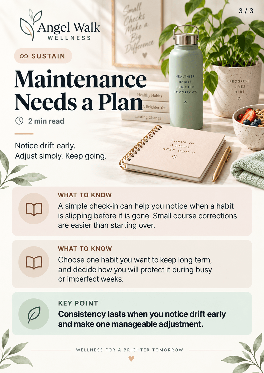 Maintenance Needs a Plan
