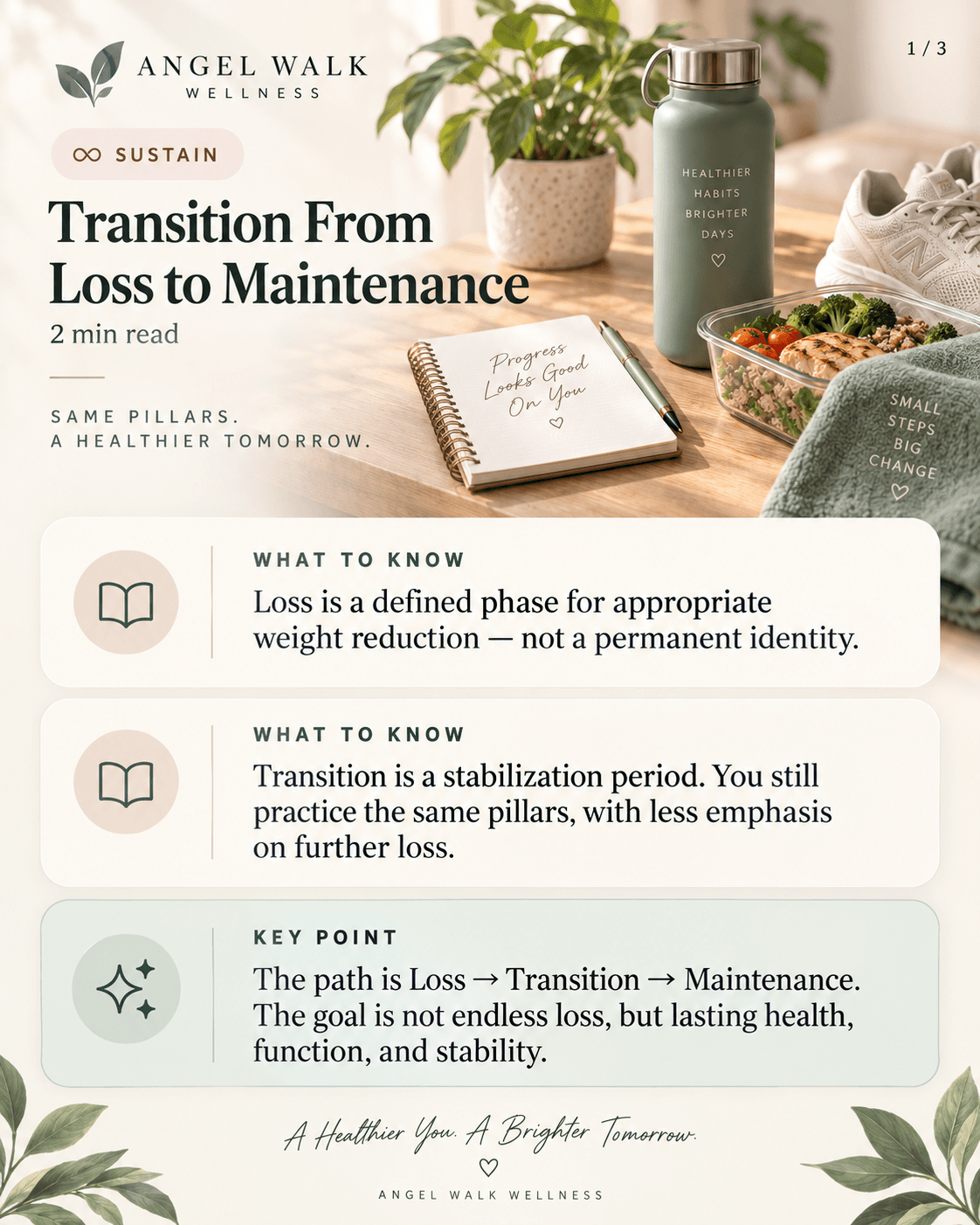 Transition From Loss to Maintenance
