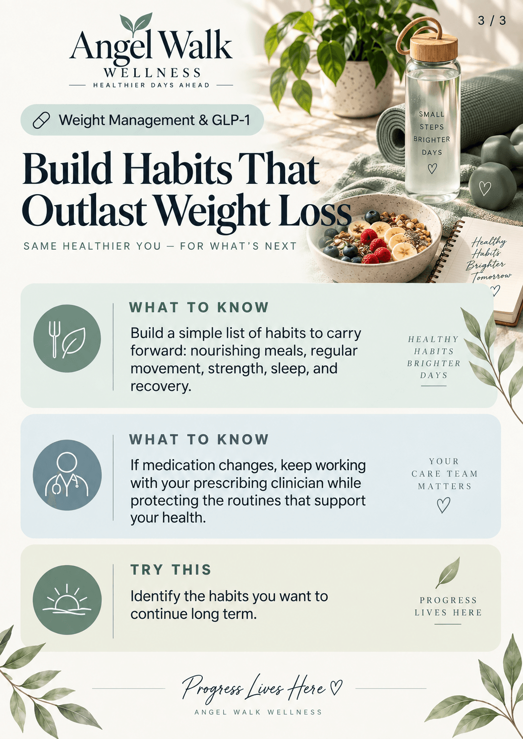Build Habits That Outlast Weight Loss
