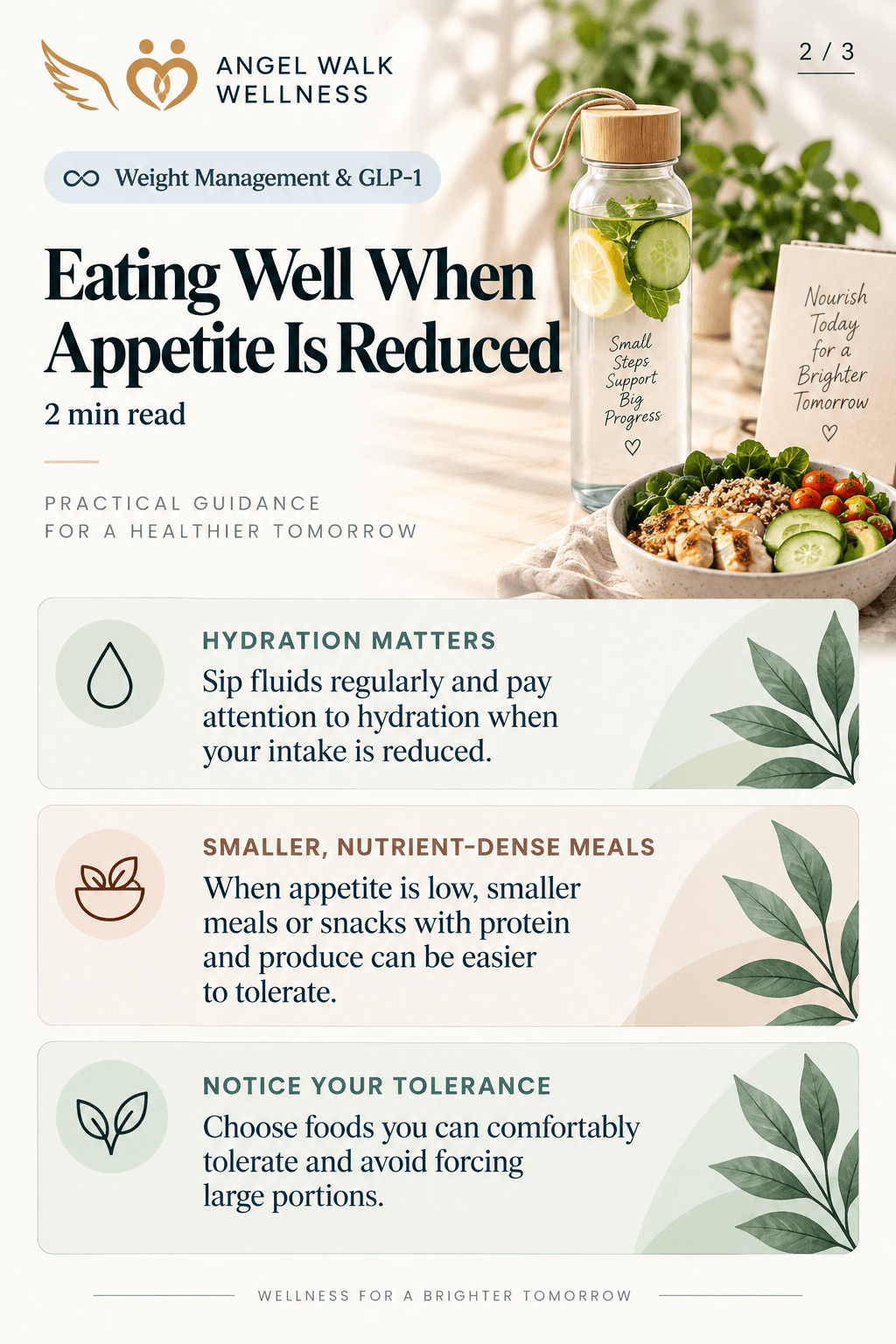 Eating Well When Appetite Is Reduced